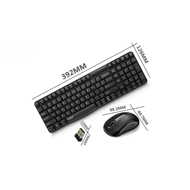 کیبورد و ماوس بی سیم رپو مدل X1800S 3