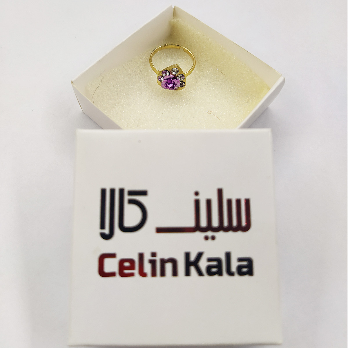 انگشتر دخترانه سلین کالا مدل قلب ce-As25 انگشتر دخترانه سلین کالا مدل قلب ce-As25