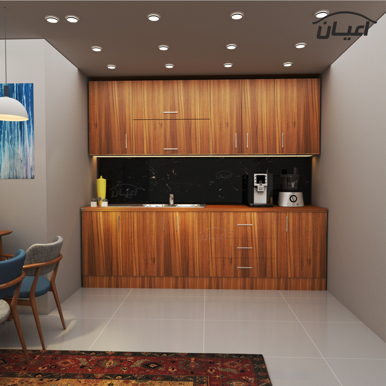 کابینت آشپزخانه اعیان مدل FH CL14