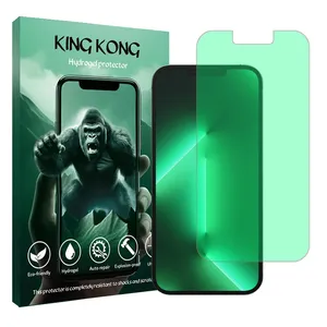 King Kong Tough model Green light screen protector suitable for Apple iPhone 13 Pro Max mobile phone