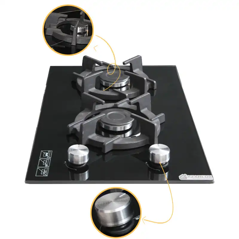 اجاق گاز صفحه ای آذرلوکس مدل G02NL - 18B
