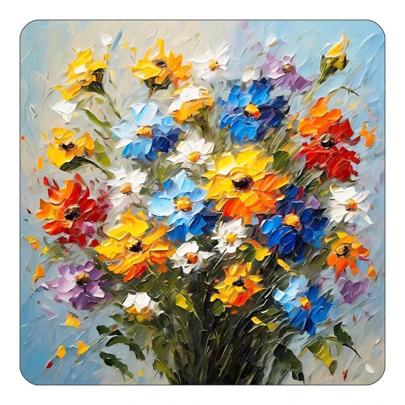 مگنت کاکتی طرح نقاشی رنگ روغن مدل mp69365