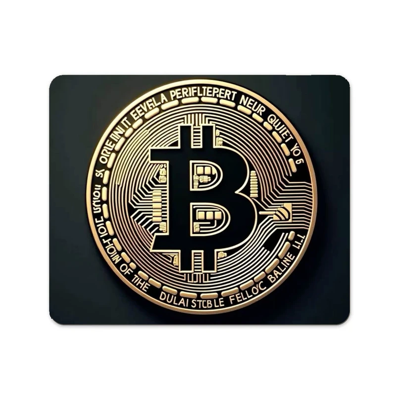 ماوس پد پاد آفرین طرح ارز دیجیتال کریپتو بیت کوین کد 137 سایز 19*24 سانتی متر