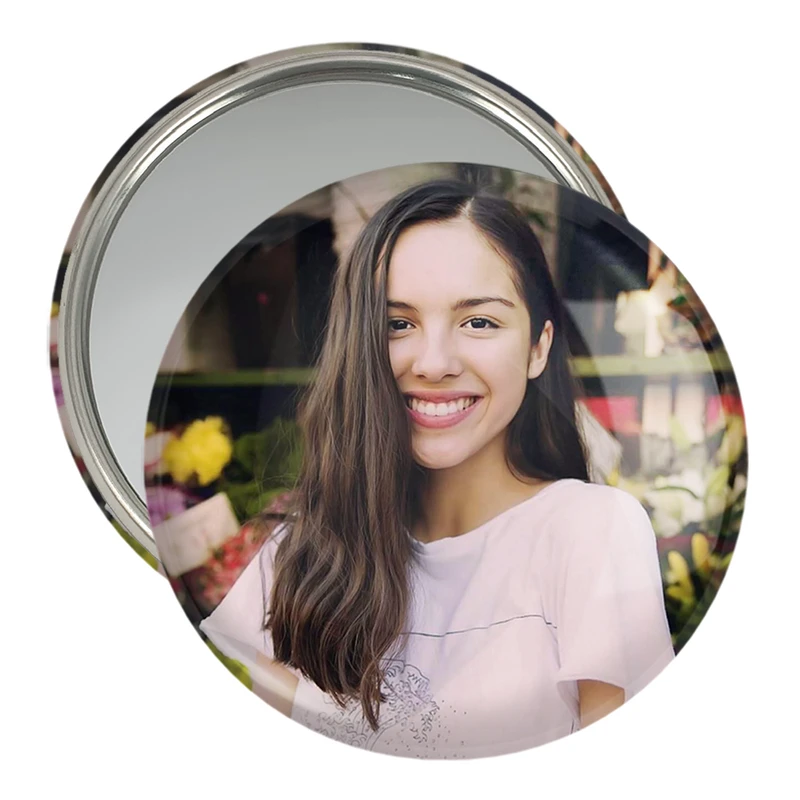 آینه جیبی خندالو مدل اولیویا رودریگو Olivia Rodrigo  کد 19273