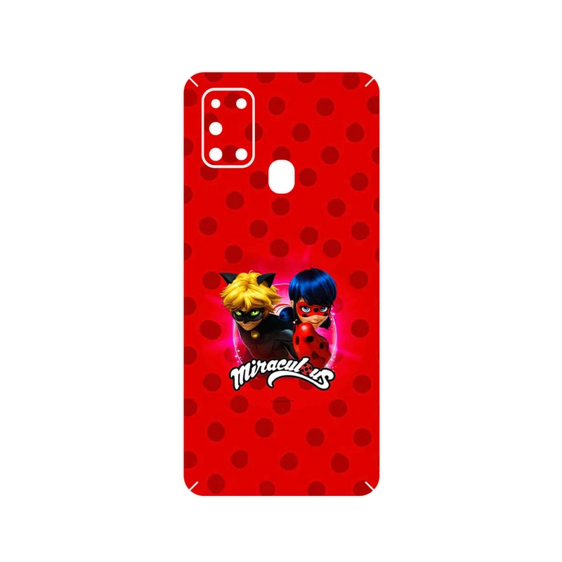 برچسب پوششی ماهوت مدل Ladybug and Cat Noir مناسب برای گوشی موبایل سامسونگ Galaxy A21s