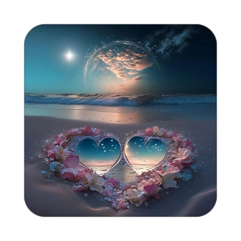 زیر لیوانی کاکتی مدل عاشقانه کد mp13589