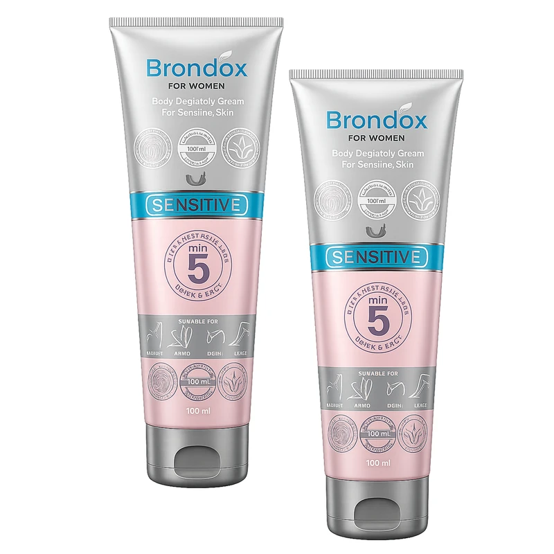 کرم موبر براندوکس مدل Depilatory-W با حجم 100 میلی لیتر مجموعه 2 عددی
