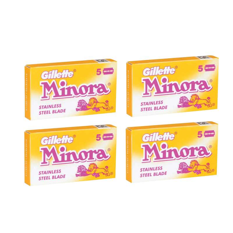 تیغ یدک ژیلت مدل MINORA مجموعه 4 عددی