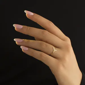 انگشتر طلا 18 عیار زنانه مایا ماهک مدل MR0913