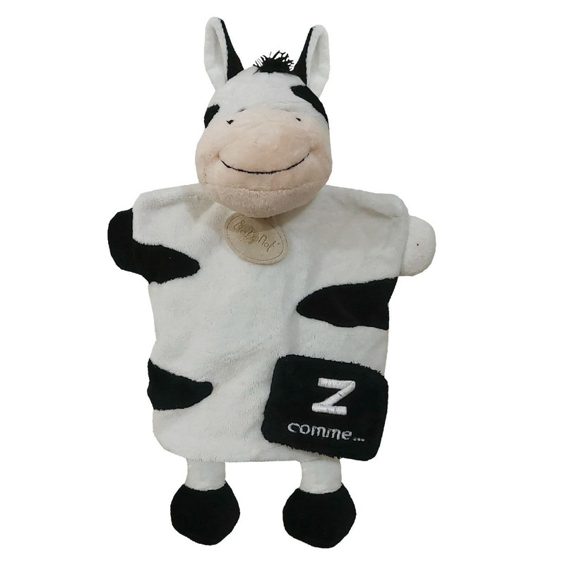 عروسک طرح گاو مدل BabyNot Puppet کد 857 ارتفاع 31 سانتی متر