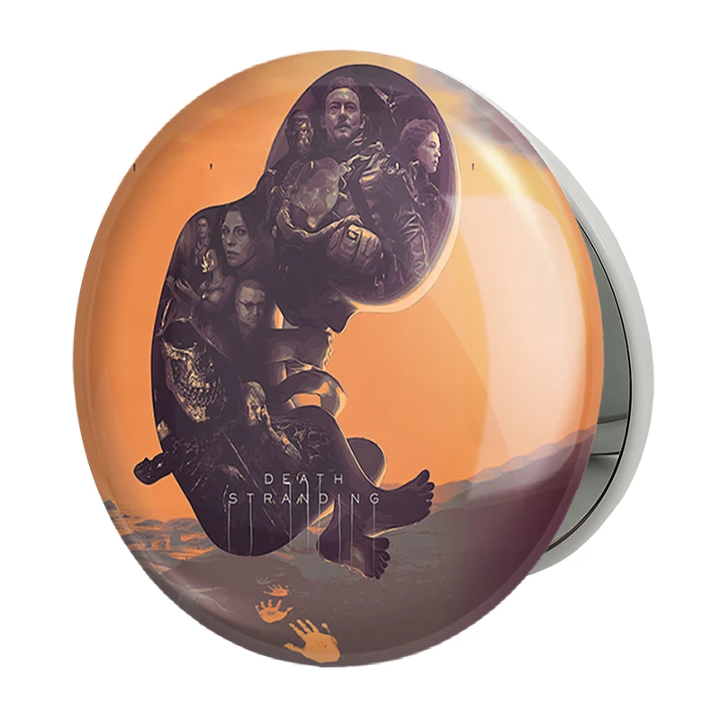 آینه جیبی خندالو طرح بازی دث استرندینگ (Death Stranding) مدل تاشو کد 35083