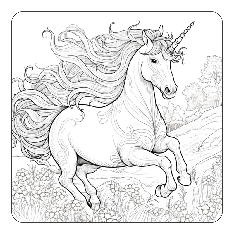 مگنت کاکتی طرح اسب تک شاخ و یونیکورن مدل mp30403