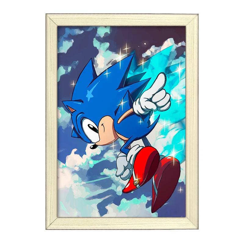 تابلو خندالو طرح سونیک (Sonic) کد 37033