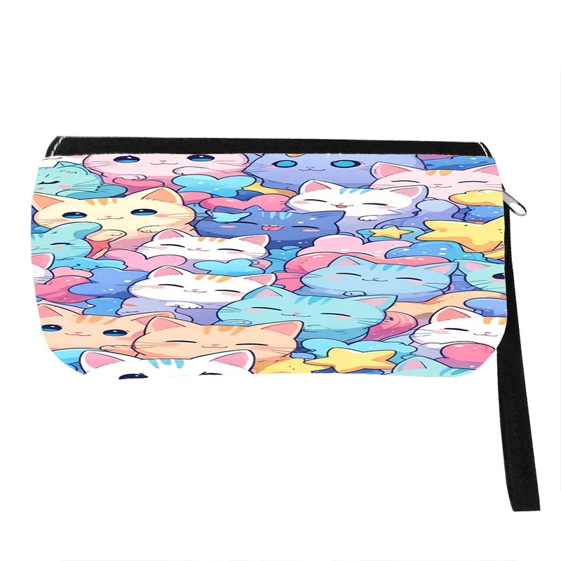 جامدادی پاد آفرین مدل فانتزی طرح کارتونی گربه کیوت کد p1315