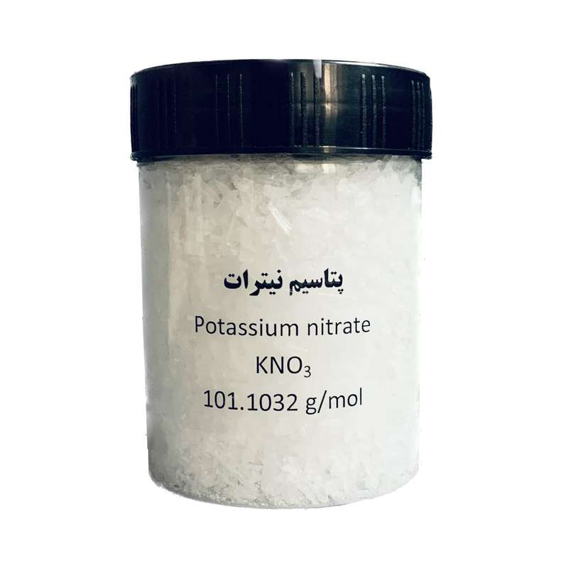 پودر پتاسیم نیترات مدل extra pure کد 101 وزن 300 گرم پودر پتاسیم نیترات مدل extra pure کد 101 وزن 300 گرم
