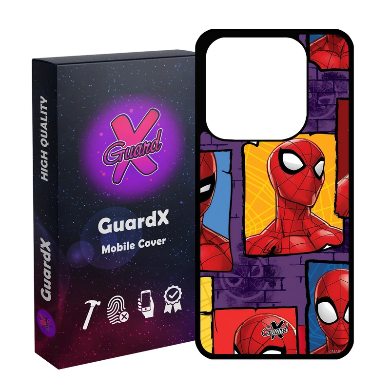کاور گارد ایکس طرح مرد عنکبوتی مدل 10501 مناسب برای گوشی موبایل شیائومی Redmi Note 14 4G