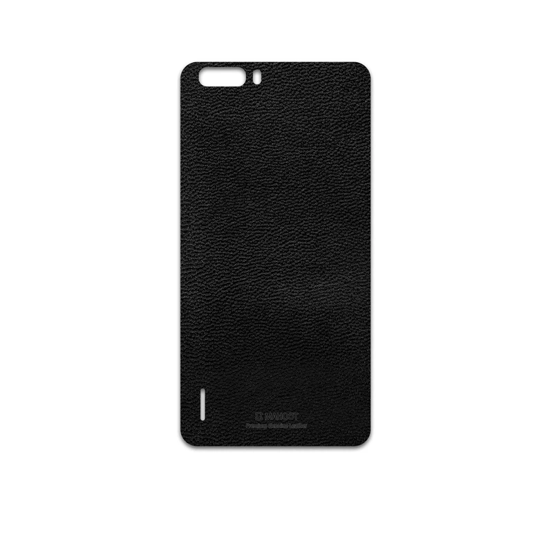 برچسب پوششی ماهوت مدل Black-Leather مناسب برای گوشی موبایل آنر 6 Plus