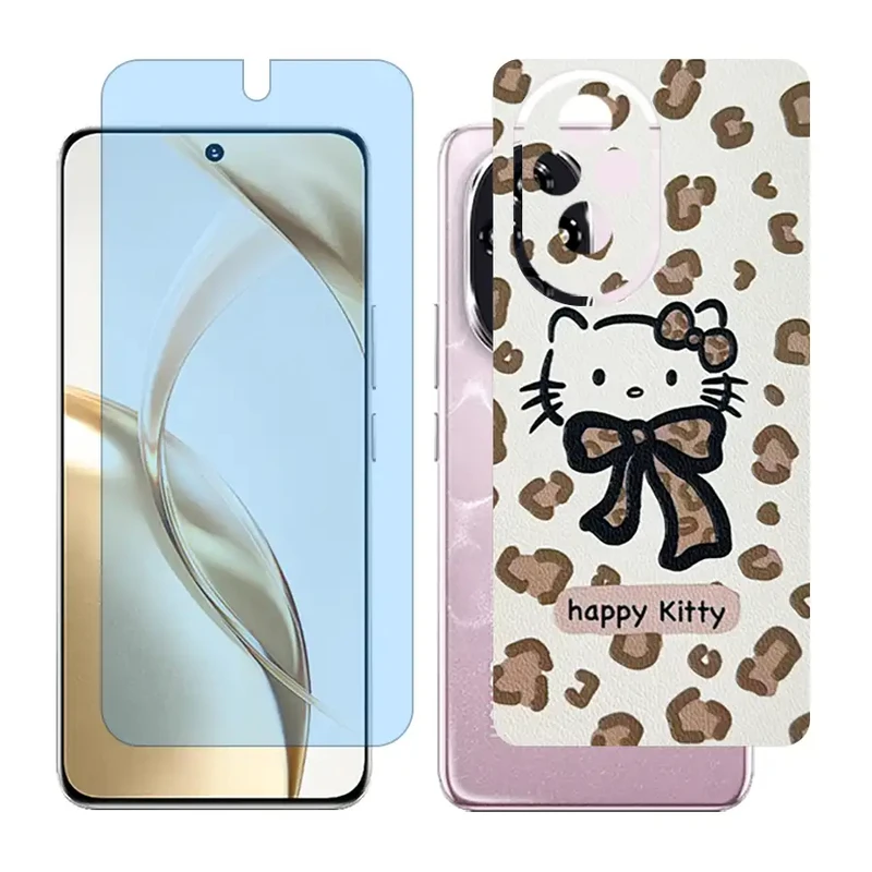 محافظ صفحه نمایش مات آنتی بلو گلس مدل Together مناسب برای گوشی موبایل آنر 200 / Honor 200 به همراه برچسب پوششی پشت گوشی