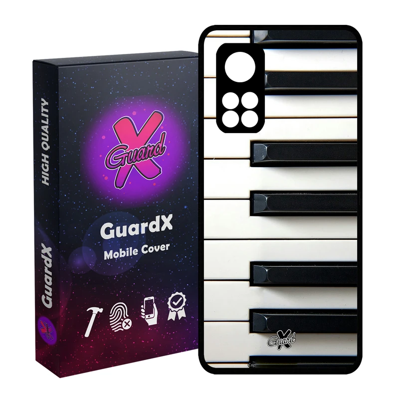 کاور گارد ایکس طرح Piano مدل Glass10101 مناسب برای گوشی موبایل شیائومی Mi 10T / Mi 10T Pro