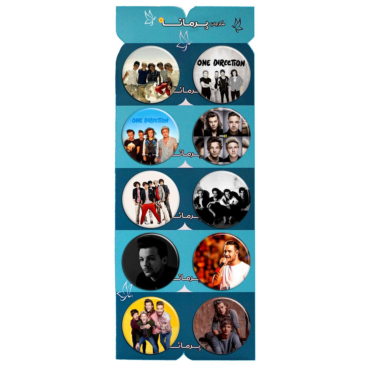 پیکسل پرمانه طرح One Direction کد pmg.5594 مجموعه 10 عددی