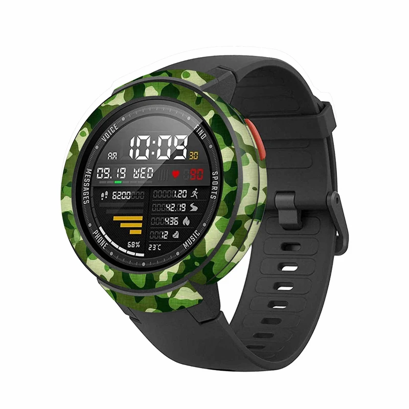  برچسب ماهوت طرح Army-Green-2 مناسب برای ساعت هوشمند شیائومی Amazfit Verge