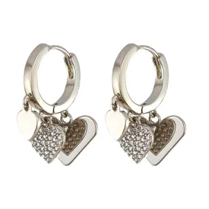گوشواره زنانه ژوپینگ مدل قلب کد ee1003