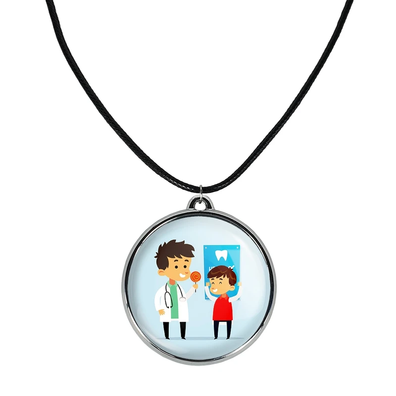 گردنبند خندالو مدل پزشک و پرستار کودکانه کد 3650836509