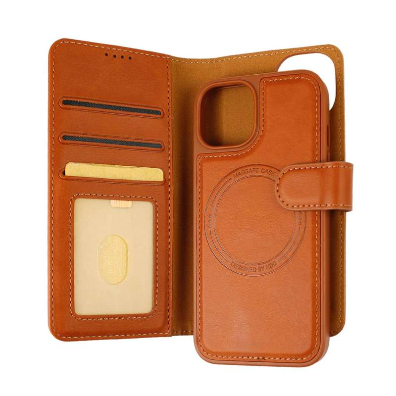 کیف کلاسوری اچ دی دی طرح چرمی مگ سیف مدل LUXURY مناسب برای گوشی موبایل اپل IPHONE 11 کیف کلاسوری اچ دی دی طرح چرمی مگ سیف مدل LUXURY مناسب برای گوشی موبایل اپل IPHONE 11