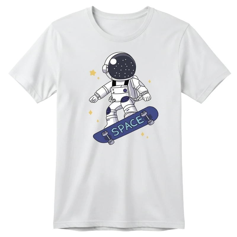 تی‌شرت آستین کوتاه بچگانه مدل فضانورد کد p1 