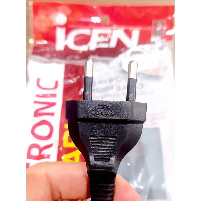 کابل برق 2 پین آی سن مدل IE-C409 طول 1.8 متر 2
