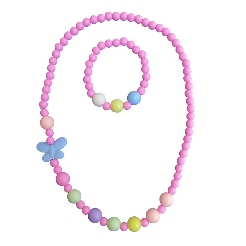 نیم ست دخترانه مدل پروانه