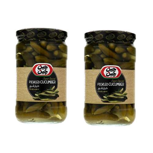خیارشور سوپر ویژه چین چین - 680 گرم مجموعه 2 عددی