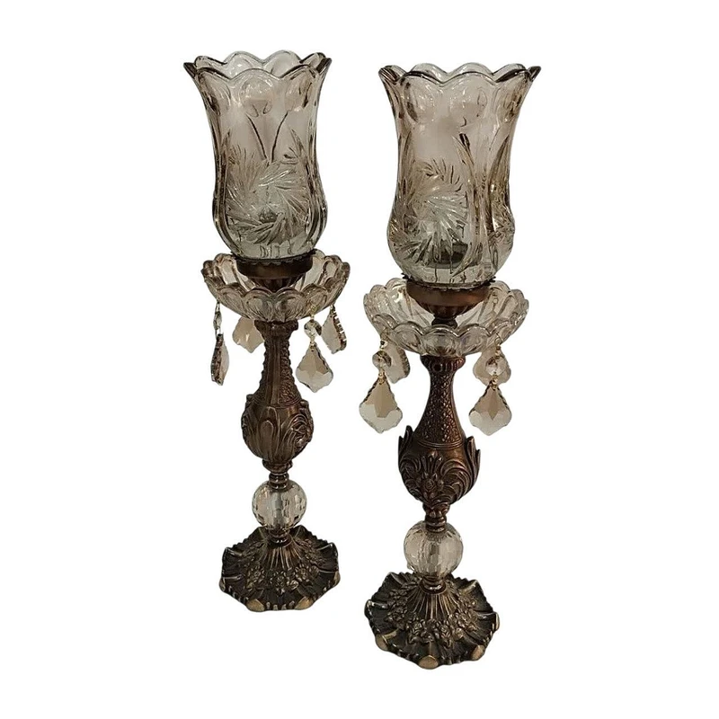 شمعدان کد 19 مناسب برای شمع های مخروطی در مجموعه دو عددی