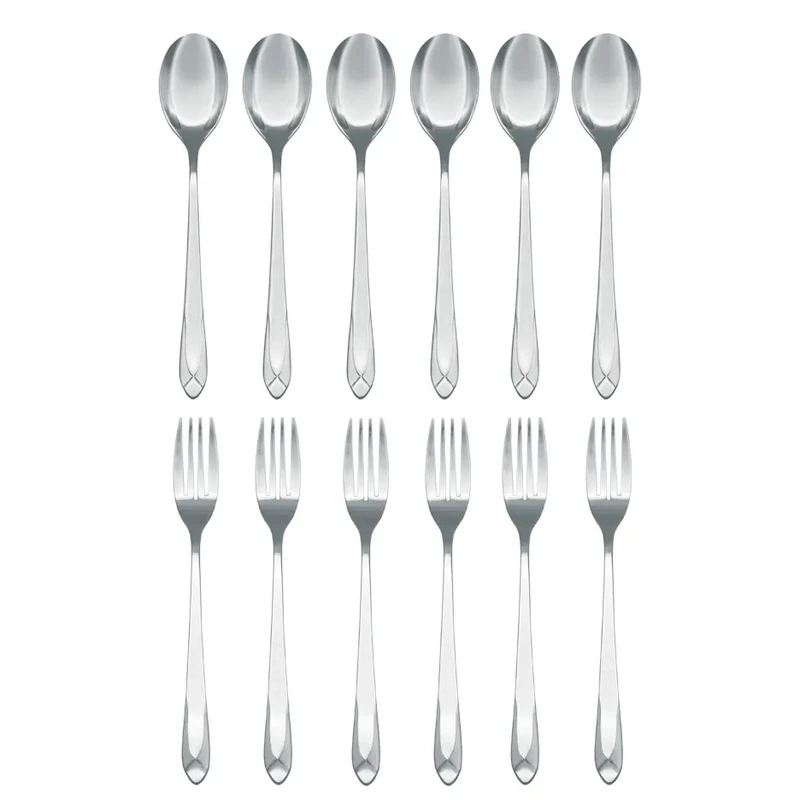 سرویس قاشق و چنگال 12 پارچه 6 نفره وینتو مدل 020