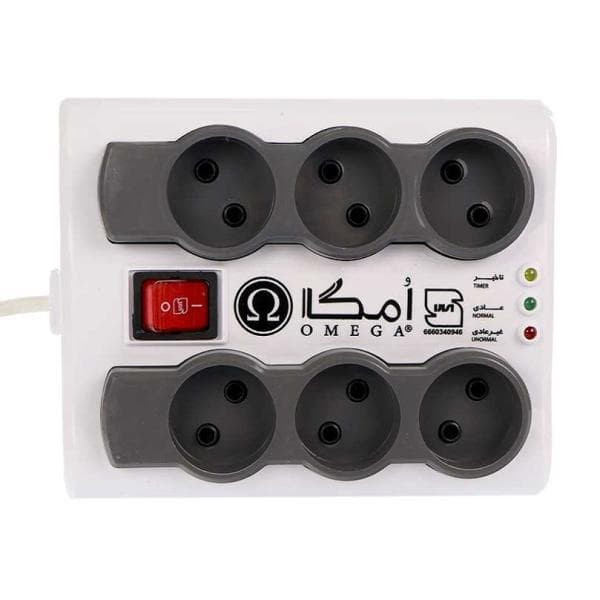 محافظ ولتاژ امگا مدل 6 خانه کلید دار P6000
