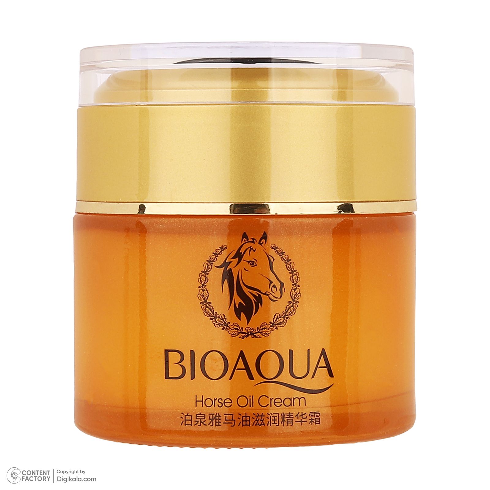 کرم مرطوب کننده صورت بی آکوا مدل Horse Oil مناسب برای انواع پوست وزن 50 گرم -  - 2