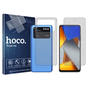 Hoco HyMTT model matte screen protector suitable for Xiaomi Poco M4 Pro mobile phone along with the back protector