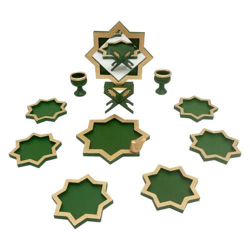 مجموعه ظروف هفت سین 11 پارچه مدل سنتی کد SR-144