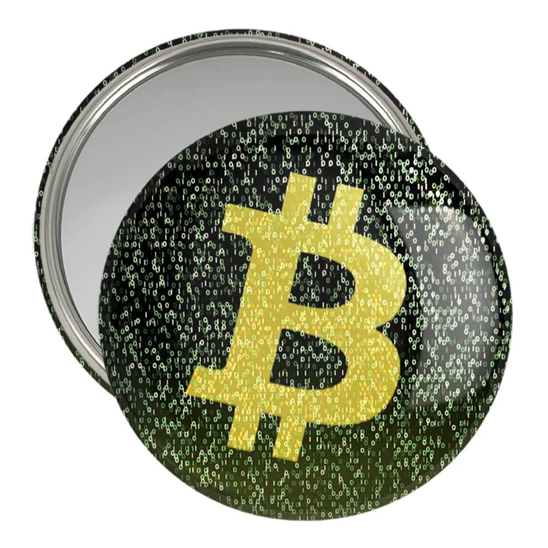 آینه جیبی خندالو مدل ارز دیجیتال بیت کوین  کد 10868