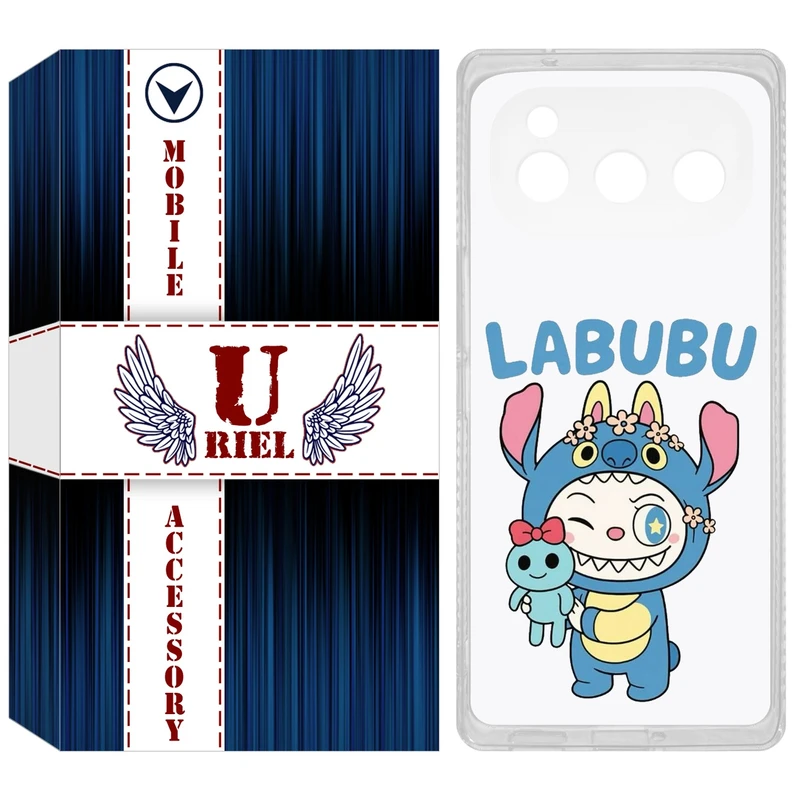 کاور یوریل مدل Clear کد 112 طرح لبوبو Labubu مناسب برای گوشی موبایل داریا Bond