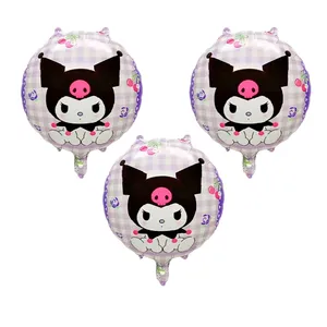 بادکنک فویلی مدل کرومی گرد کد B6 مجموعه 3 عددی