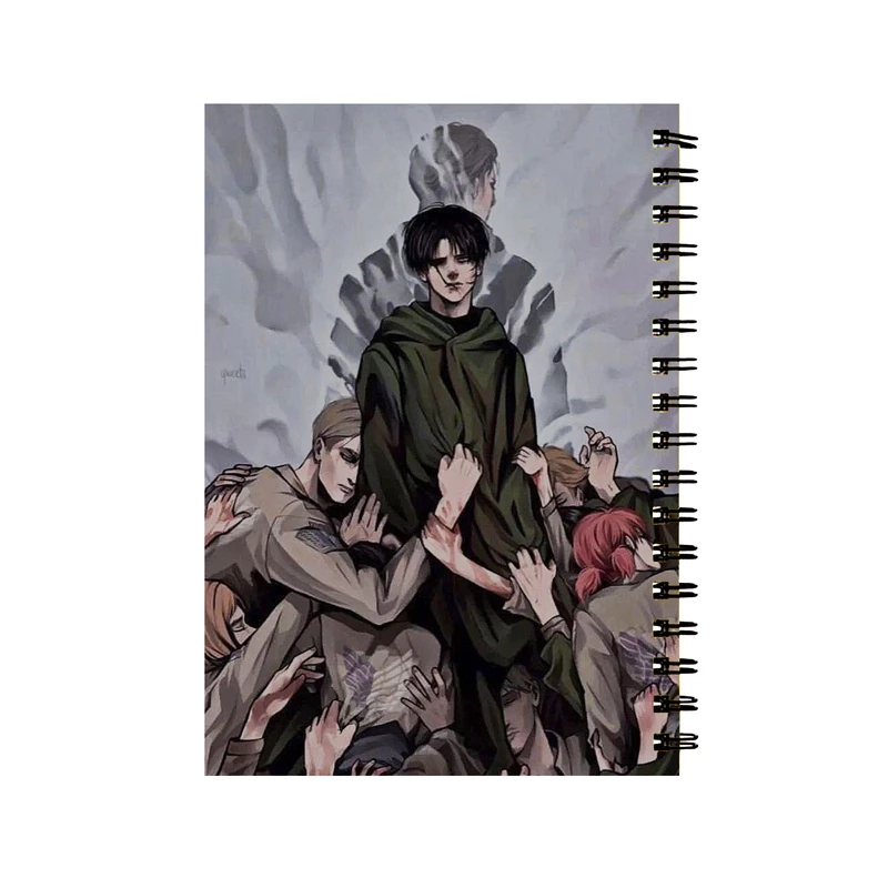 دفتر مشق 60 برگ طرح انیمه حمله به تایتان ها کد D-10001