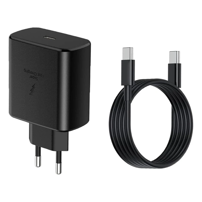 شارژر دیواری 45 وات انستی مدل S24 Ultra EU به همراه کابل تبدیل USB-C
