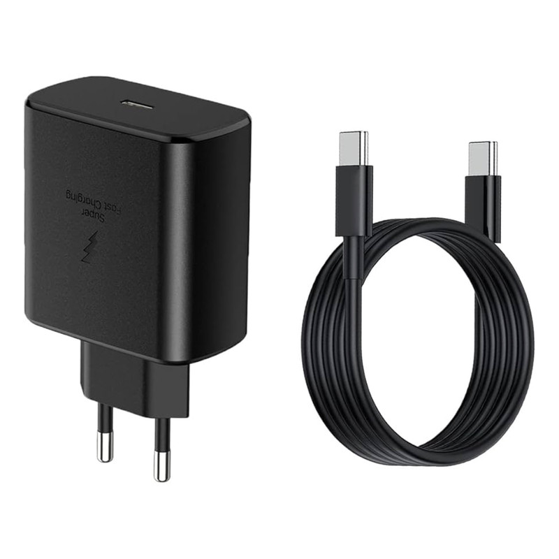 شارژر دیواری 45 وات انستی مدل S23 Ultra EU به همراه کابل تبدیل USB-C