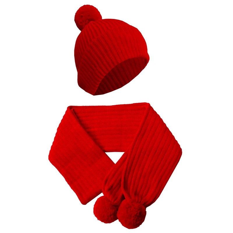 ست کلاه و شال گردن بافتنی زنانه مدل کشباف کد O13