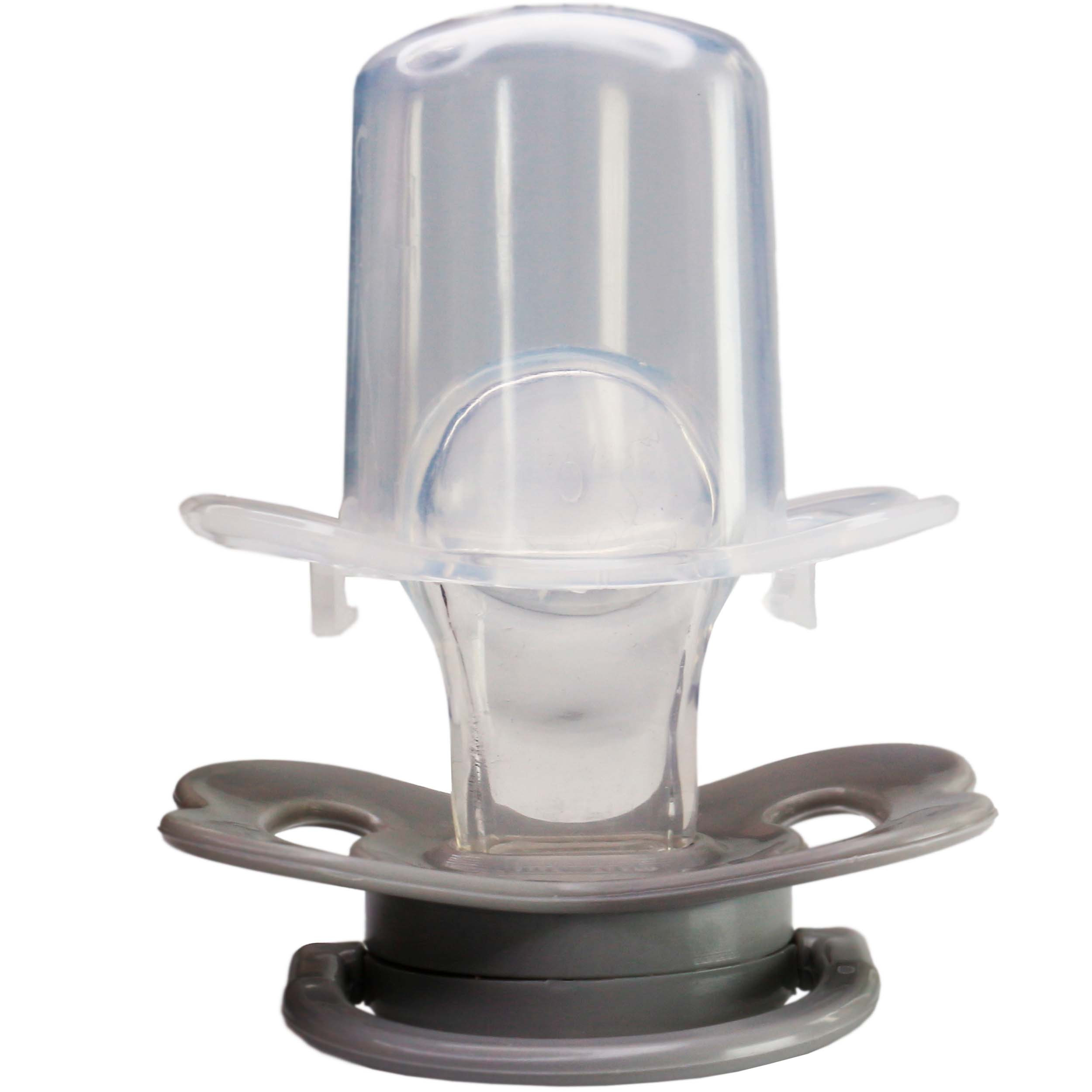 پستانک ارتودنسی وی کر مدل دربدار دسته دار مات چاپدار پروانه ای سایز 12+ ماه کد P126