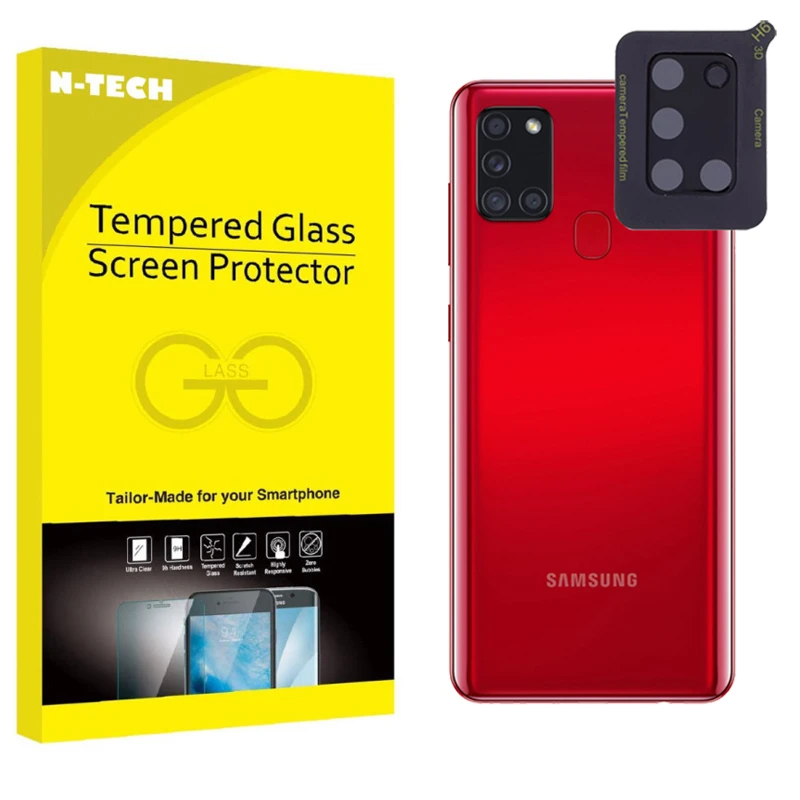 محافظ لنز دوربین انتک مدل sh3d مناسب برای گوشی موبایل سامسونگ Galaxy A21s