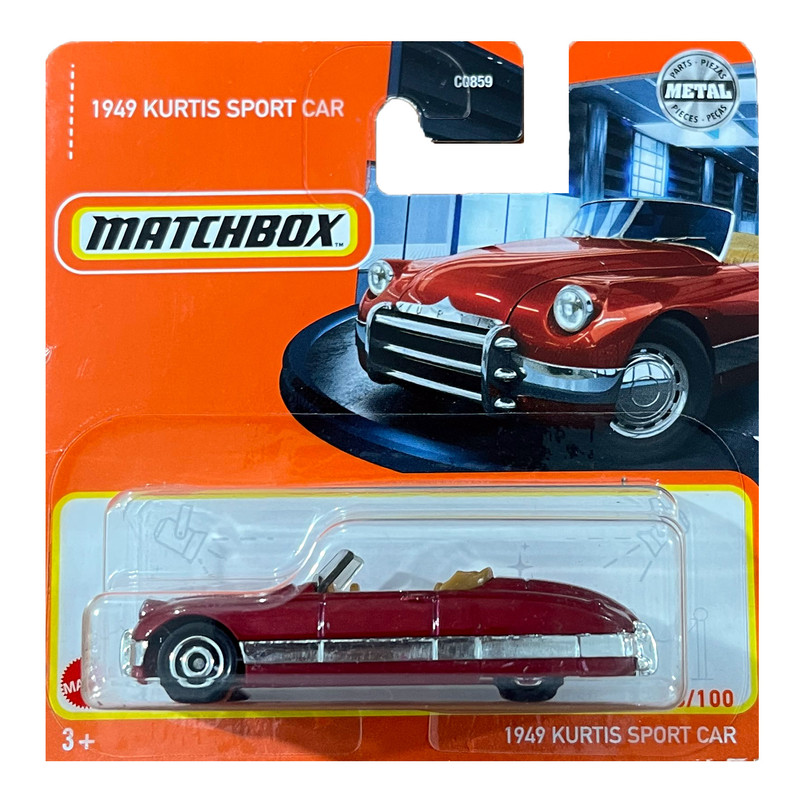 ماکت ماشین مچ‌باکس مدل 1949 KURTIS SPORT CAR