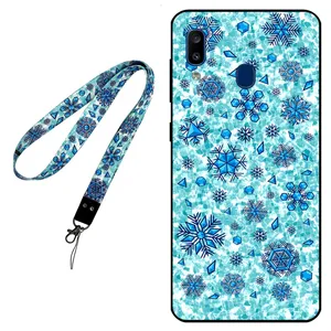 Megafone Snow Flake 0014 Cover For Samsung Galaxy A20 E Mobile Neckband 