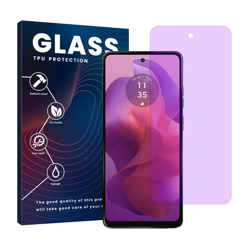 محافظ صفحه نمایش ضد اشعه بنفش گلس مدل HyPRL مناسب برای گوشی موبایل موتورولا Moto G24